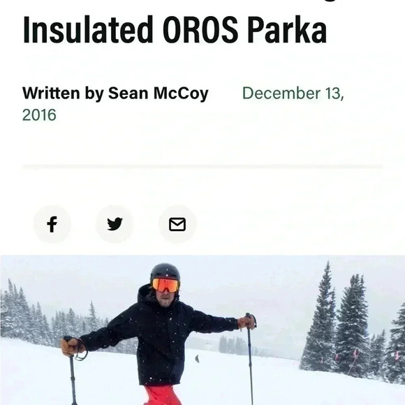 OROS INSULATED PARKA for Skiing ⛷️ winter activities - Picture 3 of 9
